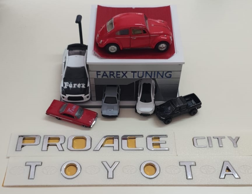 Toyota Boşluklu Büyük Boy Proace ve City Krom Bagaj Yazısı